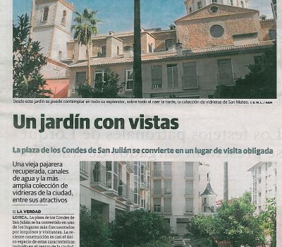 La plaza de los Condes de San Julián se convierte en un lugar de visita obligada